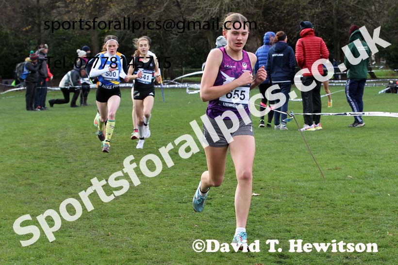 Womens under-17s and under-20s, European Cross Country Championships Trials, Sefton Park, Liverpool. Photo: David T. Hewitson/Sports for All Pics